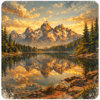 Load image into Gallery viewer, Mountain Lake Reflection